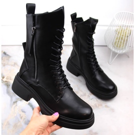 Botas oficiais pretas femininas D&amp;A S.Barski Premium Collection MR870-23 preto 1