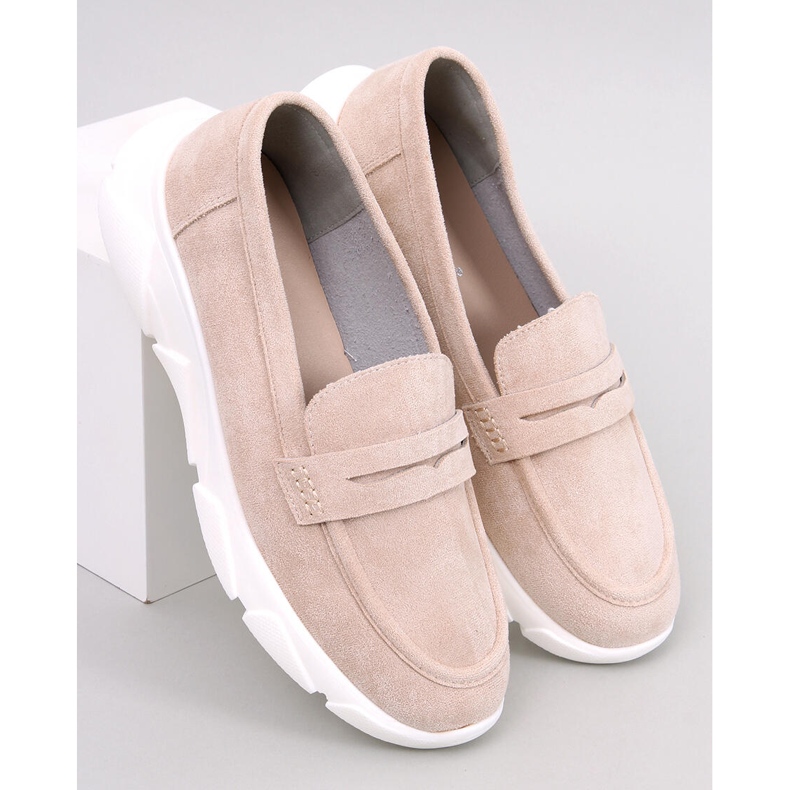 Mocassins com sola esportiva da Hicks Beige bege 1