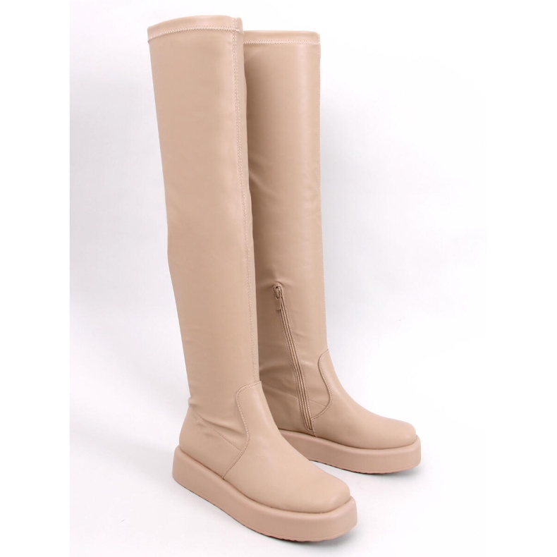 Botas com sola robusta Baird Beige bege 1