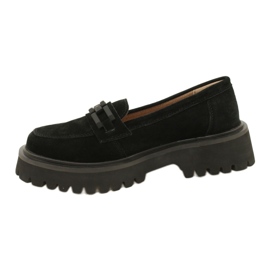 Mocassins de camurça Filippo DP4792/23 BK SU preto 1