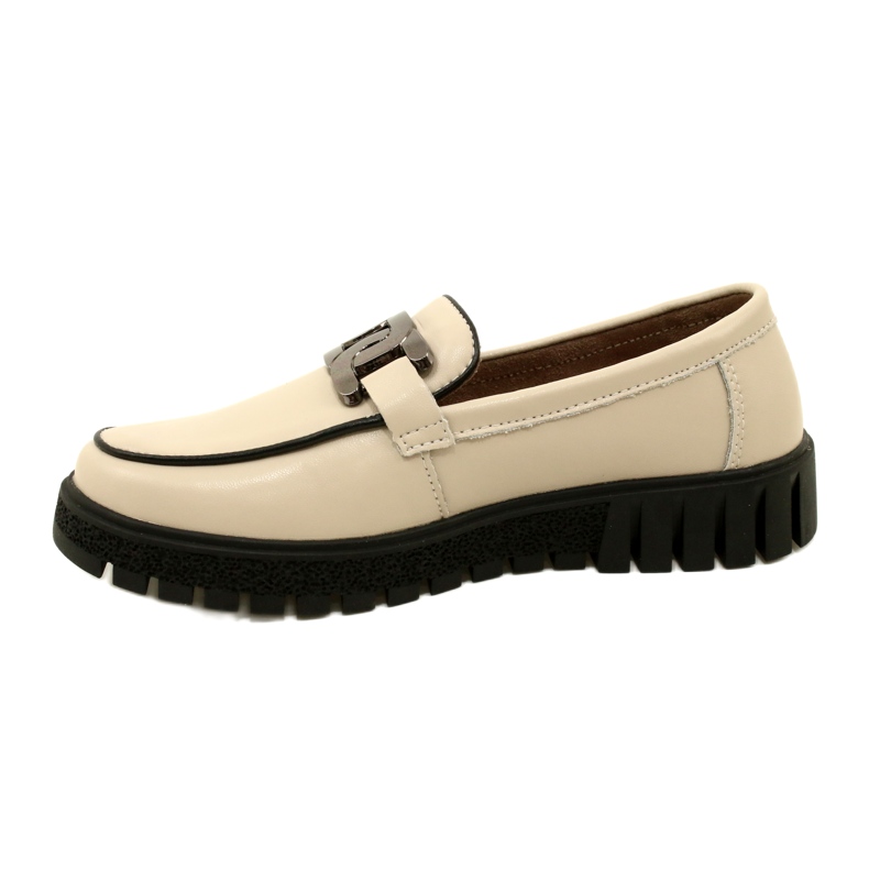 Sapatos femininos de couro elegantes Filippo DP4728/23 BE bege 1