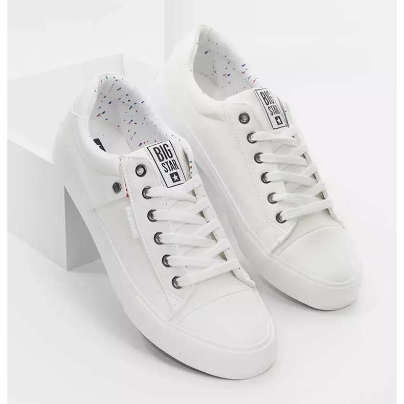 Tênis branco masculino Big Star GG174028 2