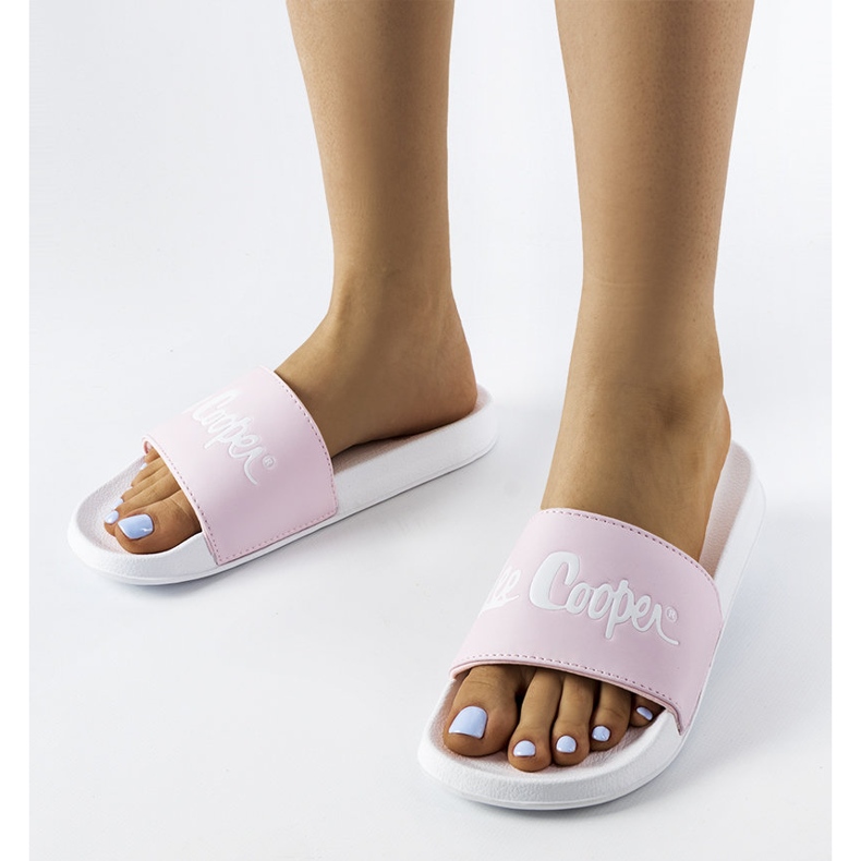 Chinelos de borracha rosa Lee Cooper LCW-23-42-1734L 1