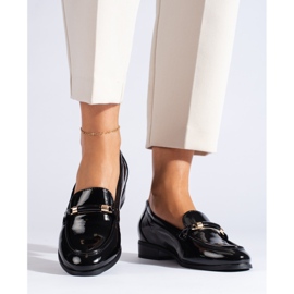 W. Potocki Lords Potocki feminino preto lacado 2