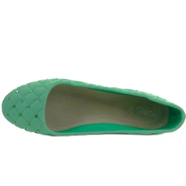 Bailarinas acolchoadas XT373 verde 1