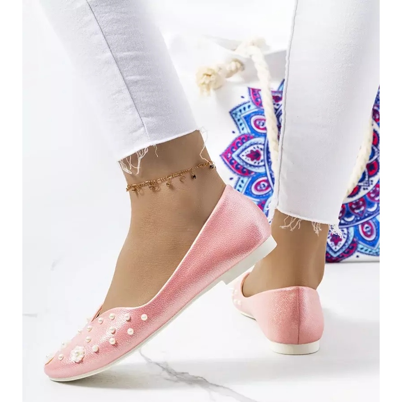 Bailarinas rosa com corte Silke 2 Bailarinas rosa com corte Silke 2