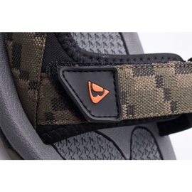 Bergson Benue Sandálias masculinas de caminhada BRG00127 verdes 5