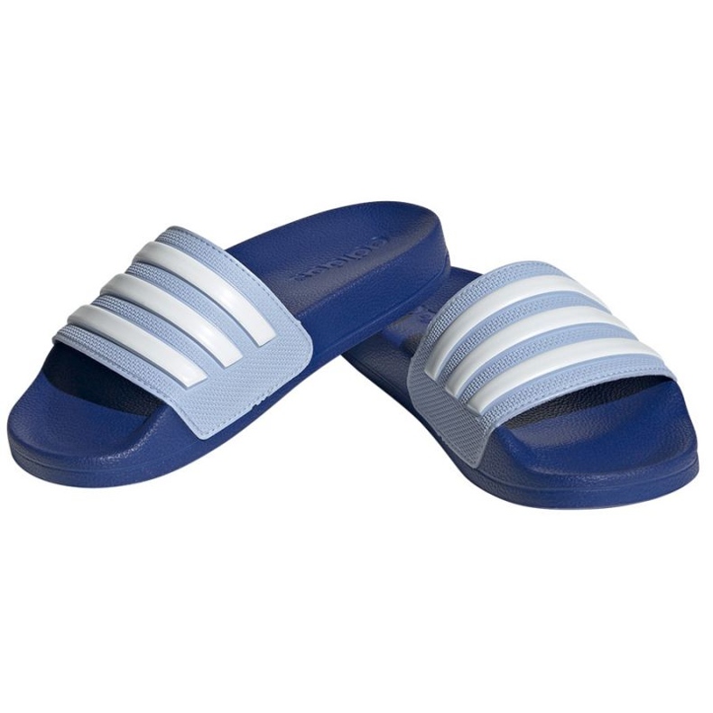 Chinelos adidas Adilette Shower K Jr IG4875 azul 1