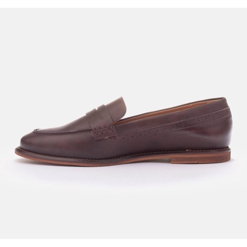 Marco Shoes Mocassins de couro natural marrom 1