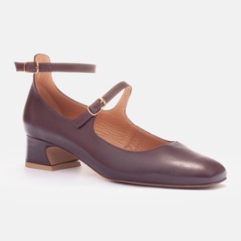 Marco Shoes Bombas com fecho vermelho 1