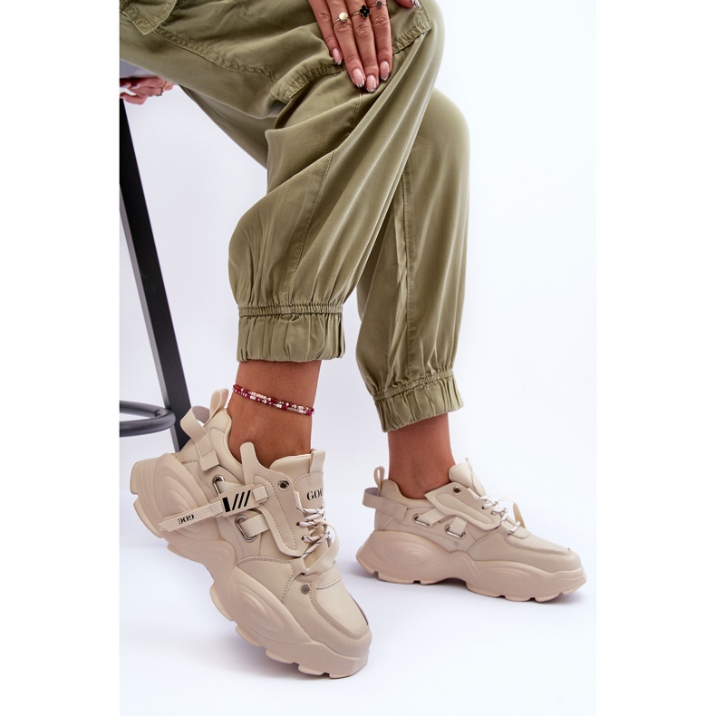 Tênis esportivos GOE MM2N4015, bege 1