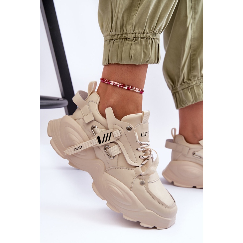 Tênis esportivos GOE MM2N4015, bege 2