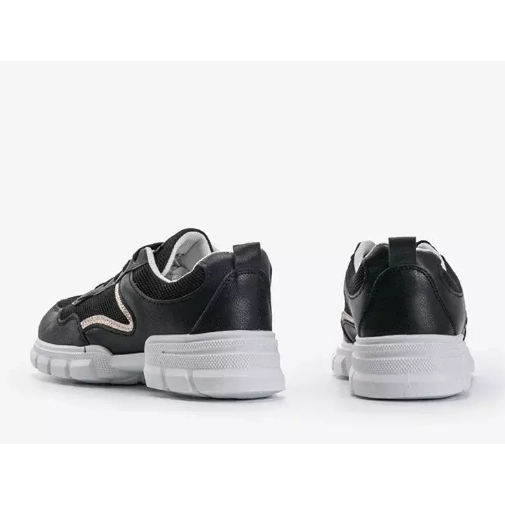 Tênis esportivos pretos 3157 2