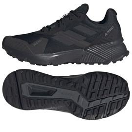 ADIDAS TERREX Soulstride Rain.rdy if5015 tênis de corrida preto 1