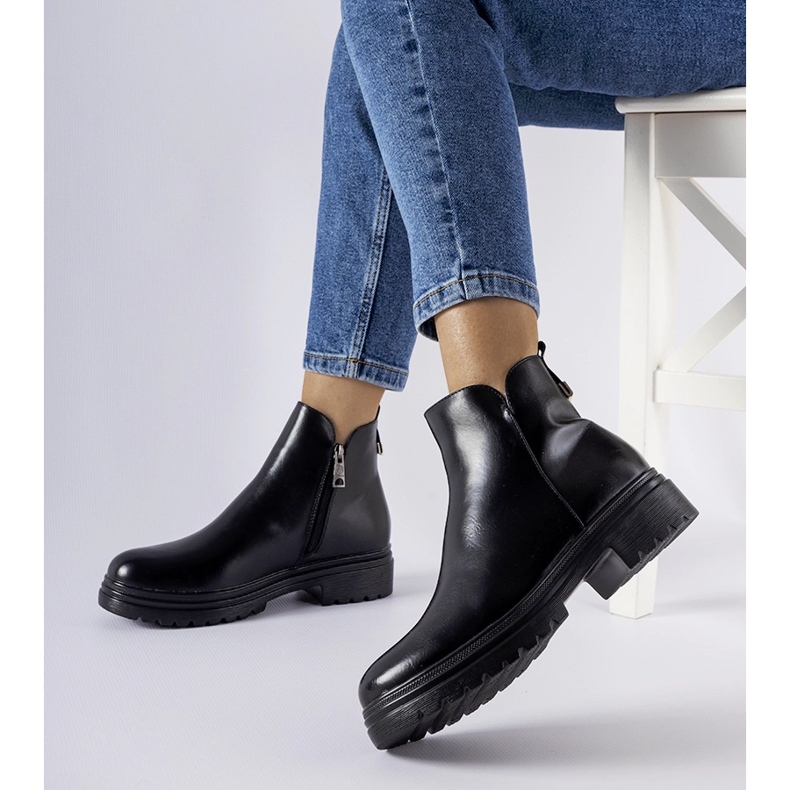 Botas isoladas pretas da Vinceza preto 2