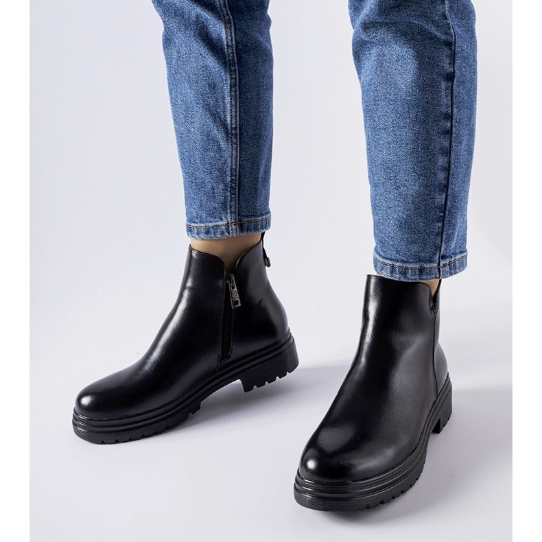 Botas isoladas pretas da Vinceza preto 1