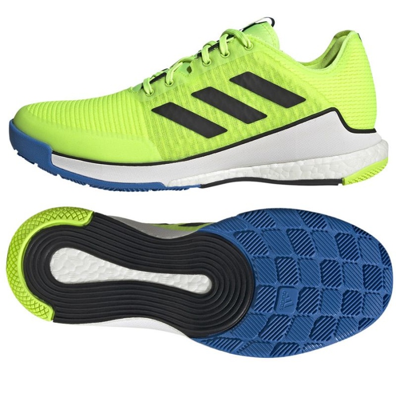 Tênis de voleibol Adidas CrazyFlight M HP3356 verde 1