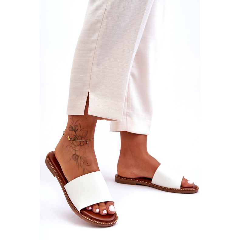 Sandálias Femininas Clássicas Branco Afrodite 5