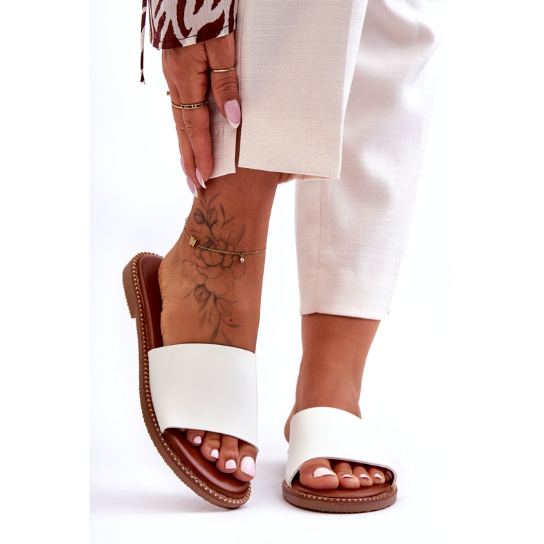 Sandálias Femininas Clássicas Branco Afrodite 6