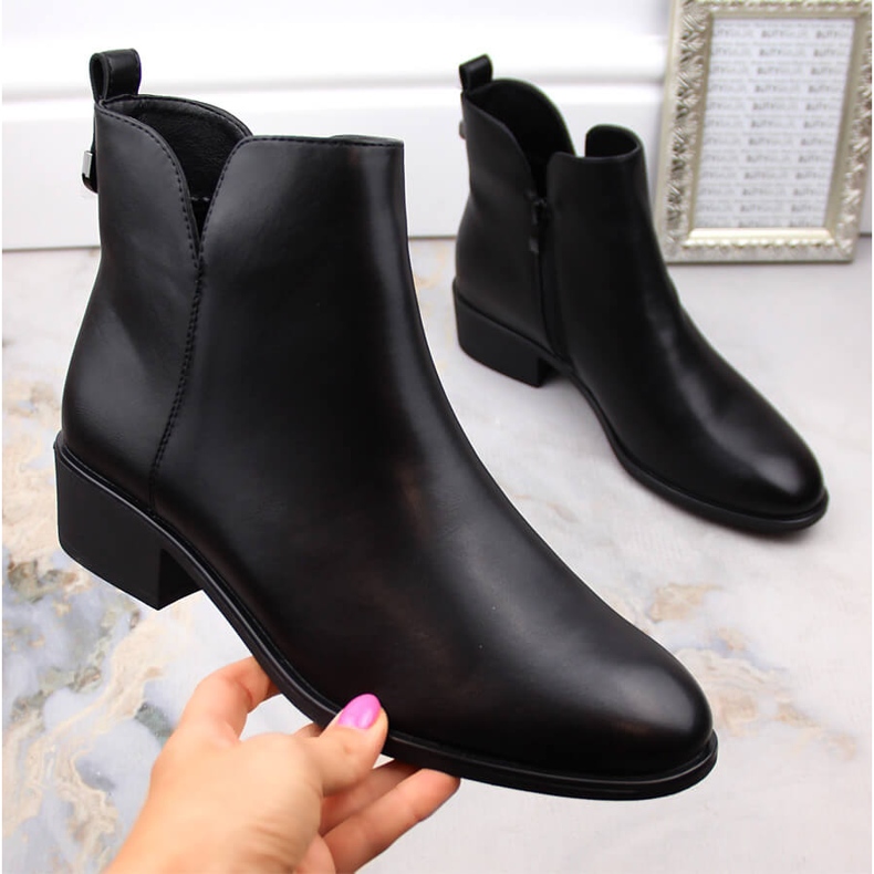 Botas Chelsea com isolamento feminino, pretas, Sergio Leone BT606 preto 1