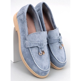 Mocassim de camurça, Ottavia Blue azul 1