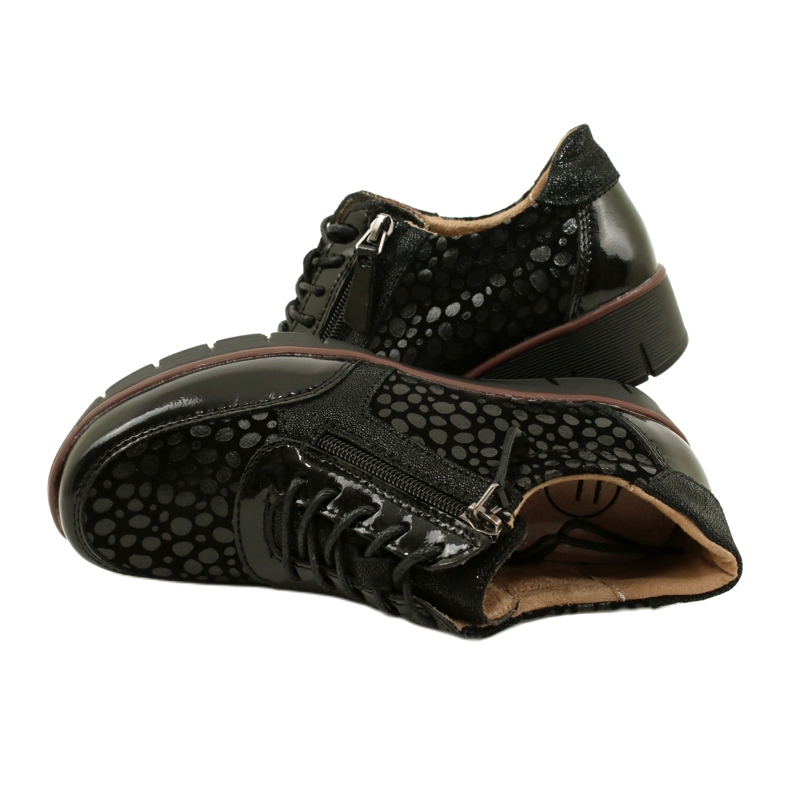 Filippo DP4912/23 Tênis de couro BK, preto 4