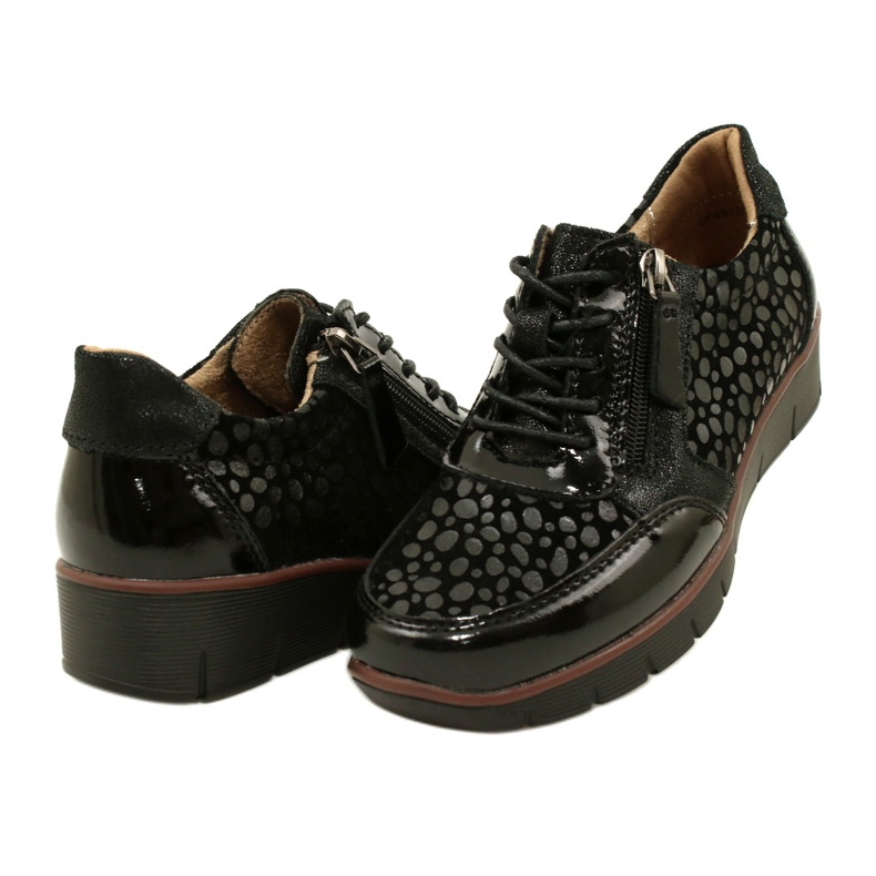 Filippo DP4912/23 Tênis de couro BK, preto 3