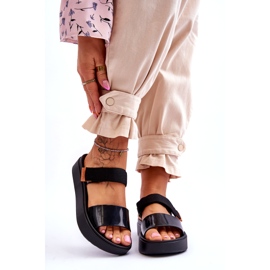 Sandália ZAXY Vegan Velcro HH285282 Preto 1