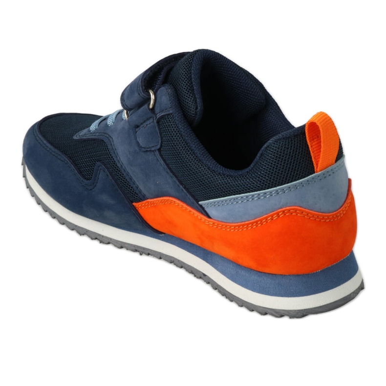 Calçado infantil Befado com velcro, azul marinho 3