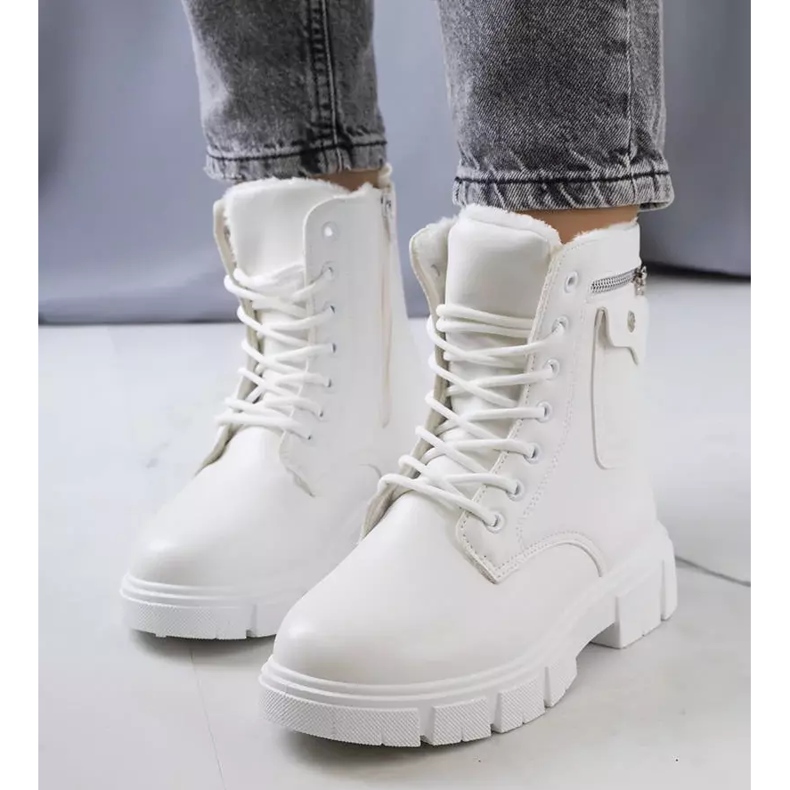 PA1 Botas femininas brancas Foris branco 1