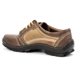 Joker Tênis masculino de trekking 192 marrom bege castanho 1