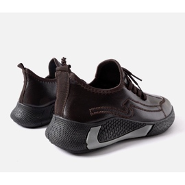 Tênis masculino marrom Monje castanho 1