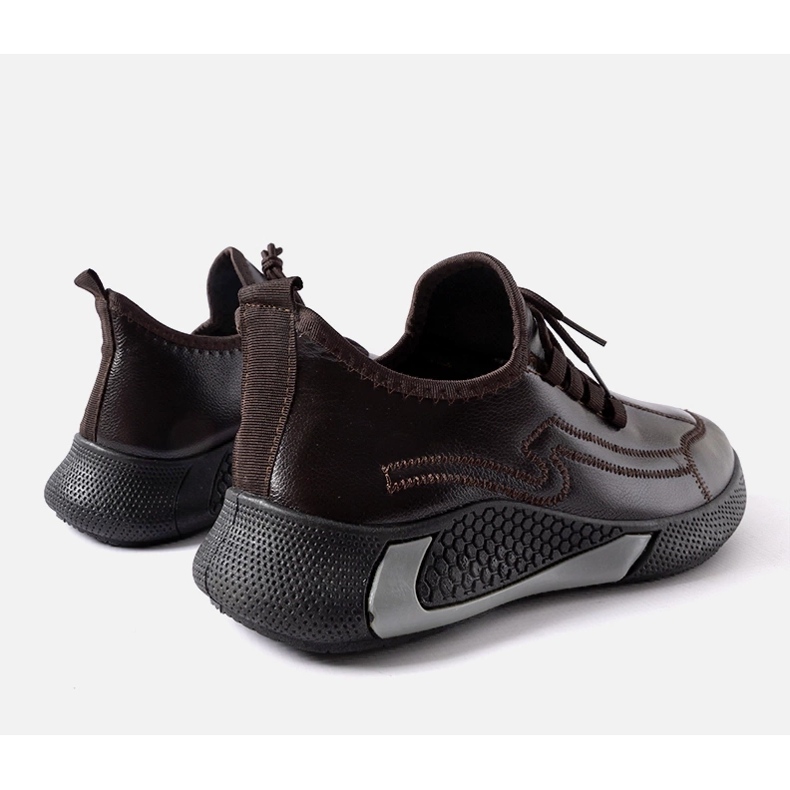 Tênis masculino marrom Monje castanho 1