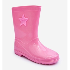 PG3 Wellingtons de borracha infantil rosa Malvi 1