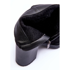 Botas de salto alto em camurça preta Makeline preto 2