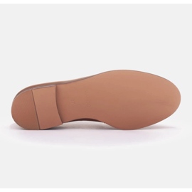 Marco Shoes Mocassins de couro natural marrom 1