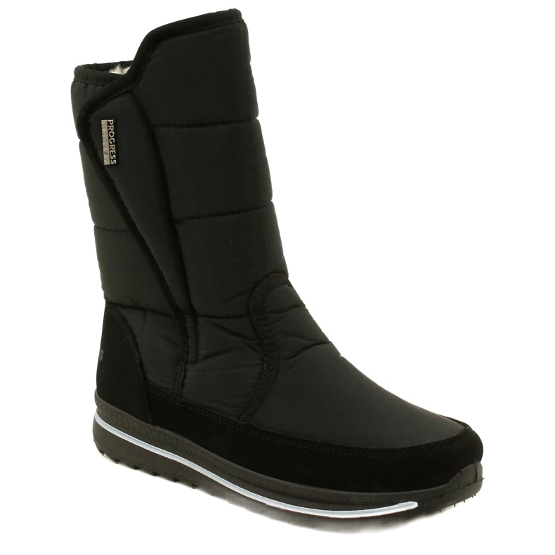 Botas de neve isoladas femininas Progresso Progj-22-128 preto 1