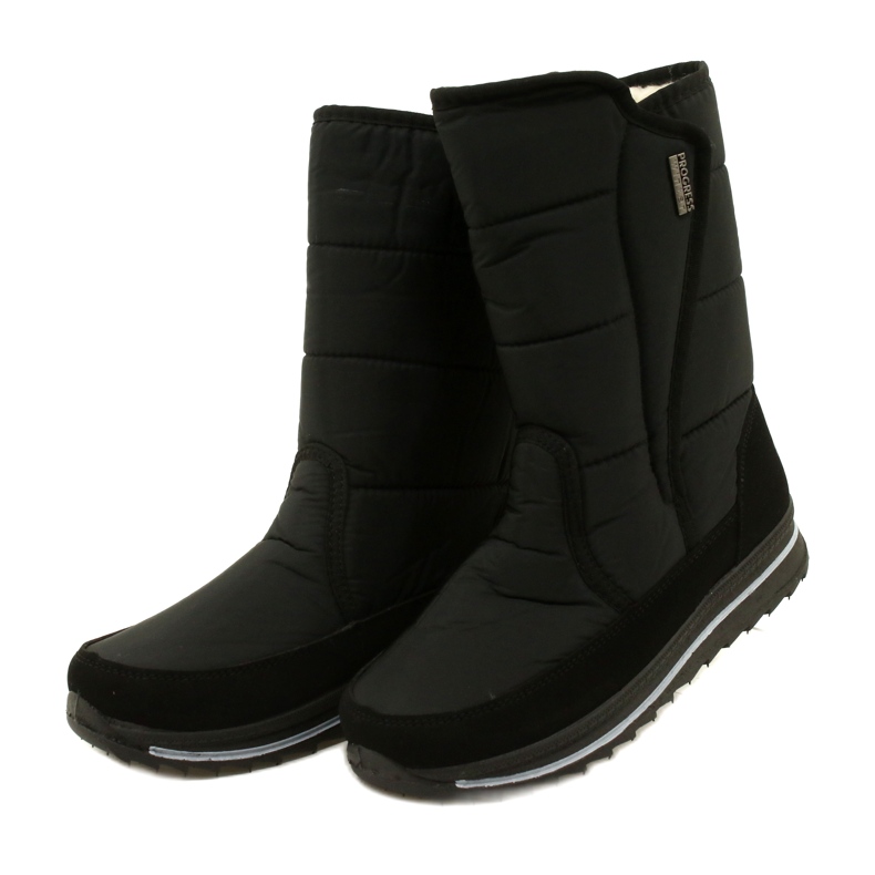 Botas de neve isoladas femininas Progresso Progj-22-128 preto 3