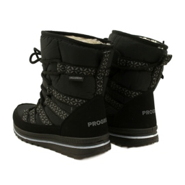 Botas de neve feminino Progresso Progj-20-02 BOTAS NEGRAS preto 3