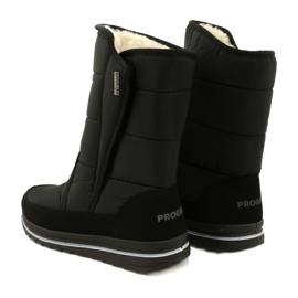 Botas de neve isoladas femininas Progresso Progj-22-128 preto 4