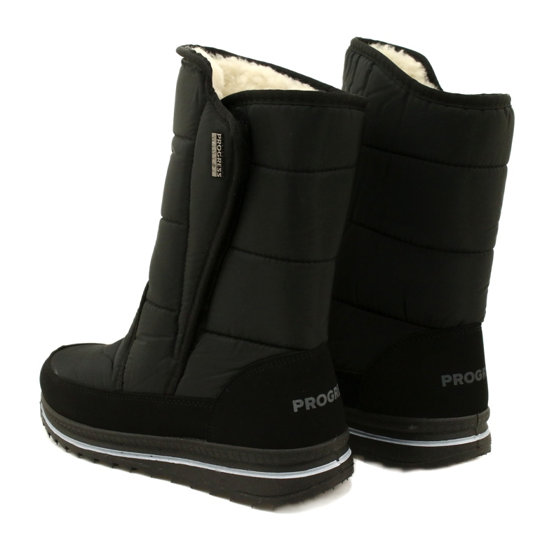 Botas de neve isoladas femininas Progresso Progj-22-128 preto 4