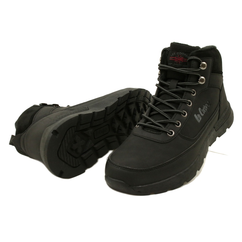 Botas masculinas de caminhada de inverno Lee Cooper LCJ-23-31-3048M pretas preto 4