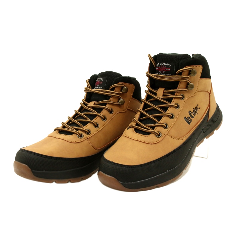 Botas masculinas de caminhada de inverno Lee Cooper LCJ-23-31-3047M Camel amarelo 2