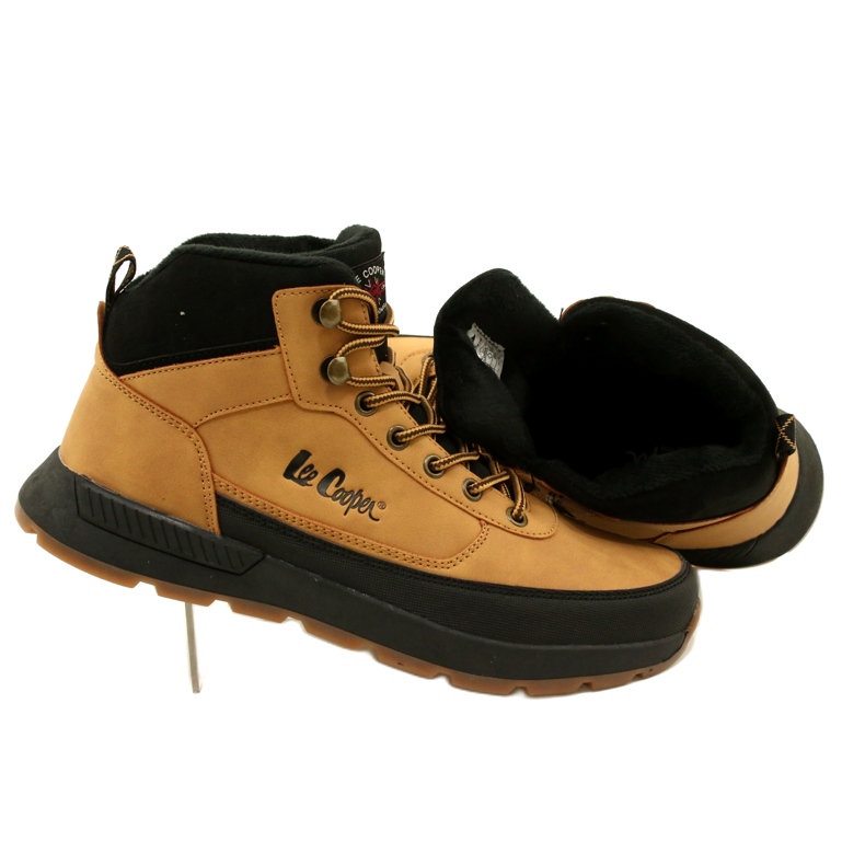 Botas masculinas de caminhada de inverno Lee Cooper LCJ-23-31-3047M Camel amarelo 5