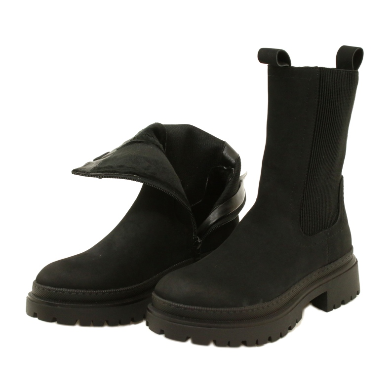Evento Alto Homens Isolados Femininos 23BT35-6440 BOTAS NEGRAS preto 4