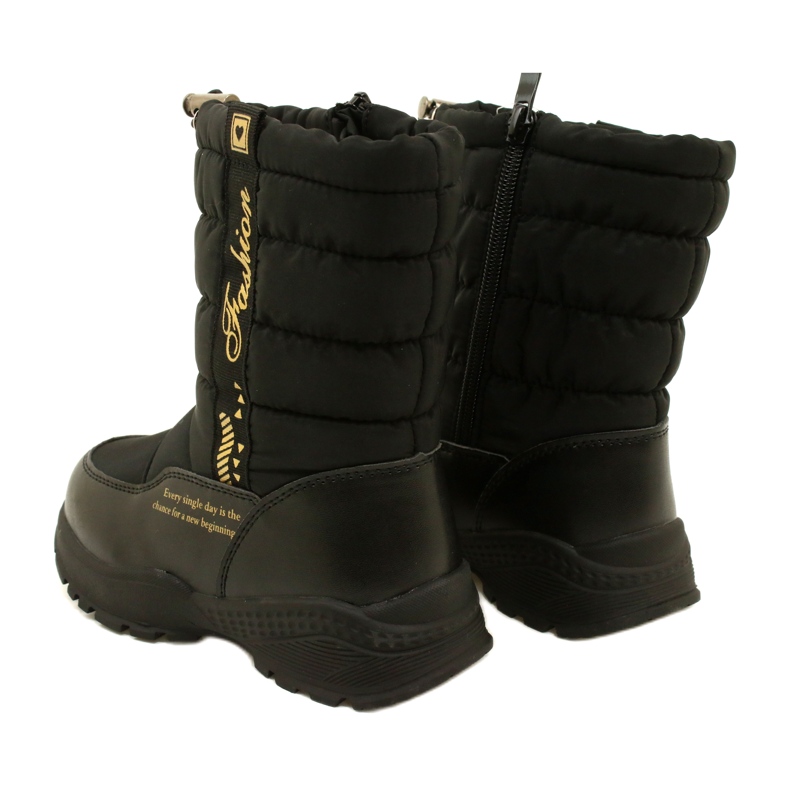 Botas de neve das meninas Miss Evento 22dz23-5274 preto 4