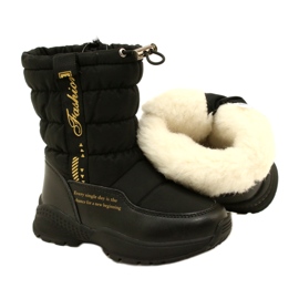 Botas de neve das meninas Miss Evento 22dz23-5274 preto 6