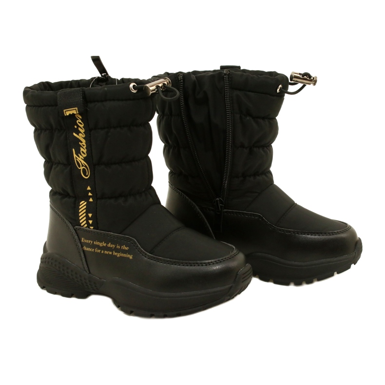 Botas de neve das meninas Miss Evento 22dz23-5274 preto 5