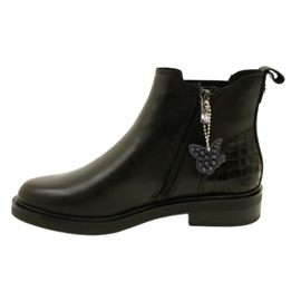 BOTAS DE CALARO DE CALUMO FEMANE CAPRICE 9-25479-41 019 BLACK preto 1