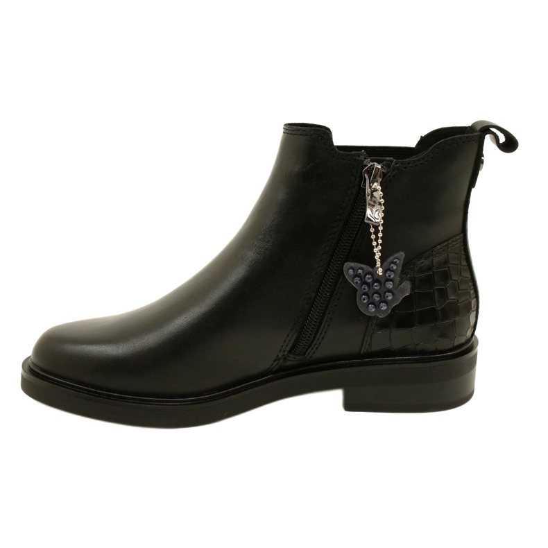 BOTAS DE CALARO DE CALUMO FEMANE CAPRICE 9-25479-41 019 BLACK preto 1